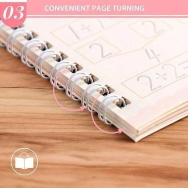 Kids Writing Practice Magic Copybook - 4 Books